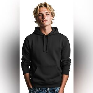 Neff plain black Hoodie (SIZE XL)